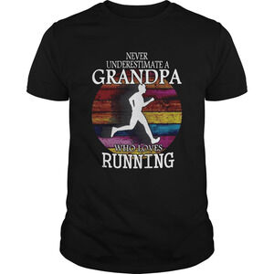 Never Underestimate A Grandma Who Loves Running  Shirt